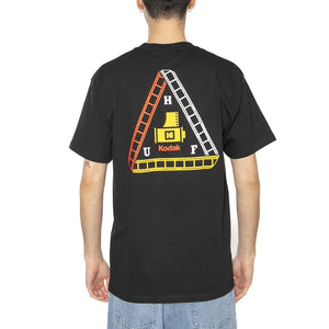 Tripel Film S/S Tee Black - Maglietta Girocollo Uomo Nera TS02469-BLACK  HUF 