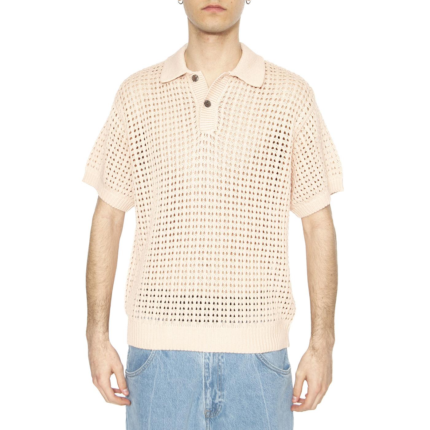 Obey Kody Polo Pale Pink - Polo in Maglia Rosa Uomo 151000104-PPN  OBEY 