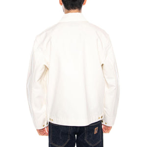 Detroit Jacket Wax / Waz - Giacca con Zip Uomo Bianca I033112 0DJ02 CARHARTT WIP 