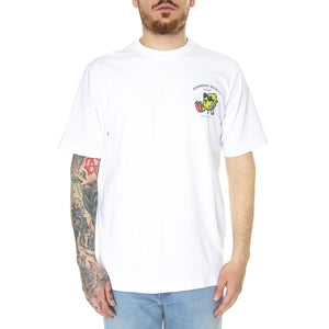Summer Sucks T-Shirt White - Maglietta Girocollo Uomo Bianca TSH0368WHT  DOOMSDAY 