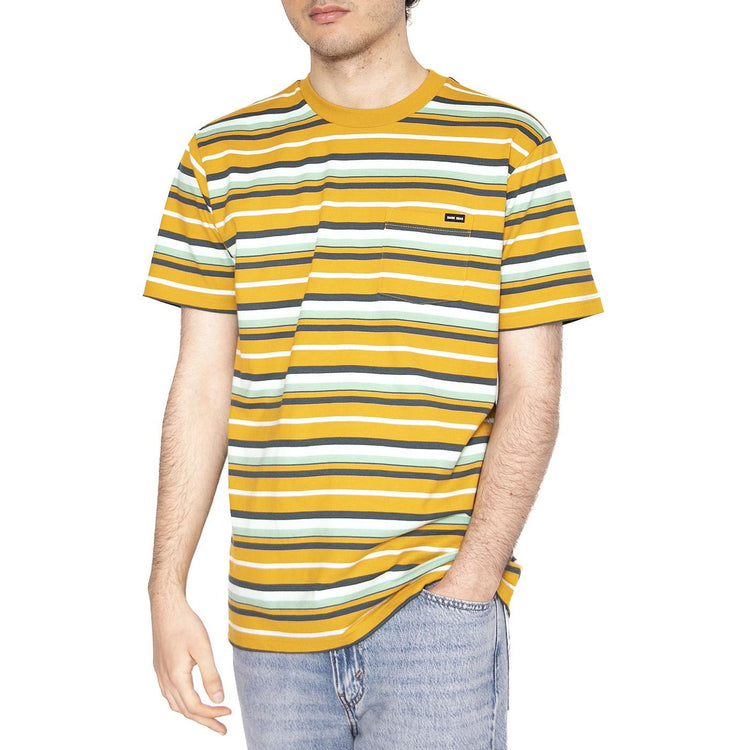 Eureka Knit Tee Multicolored - Maglietta Girocollo Uomo Multicolore 311000100-GLD  DARK SEAS 
