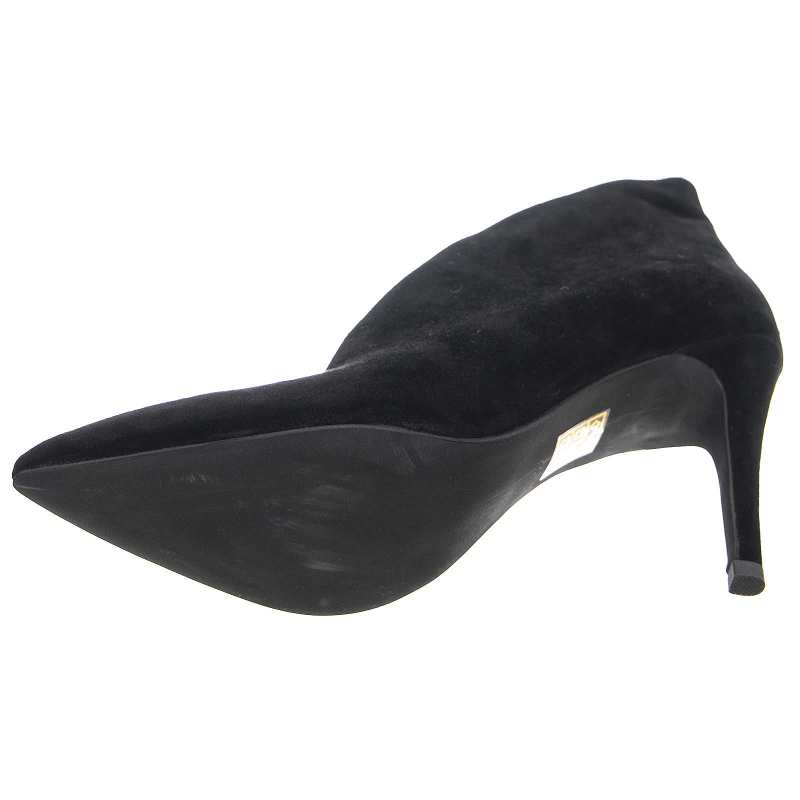 Womens Electron Shoes - Black Suede - Scarpe Donna Nere 9991D-01A-BLK  JEFFREY CAMPBELL 
