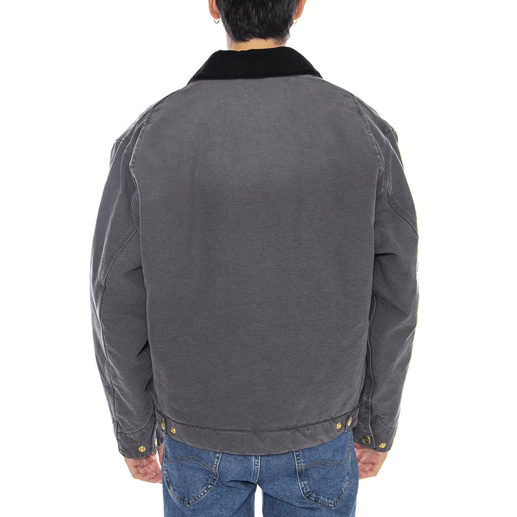 OG Detroit Jacket Graphite / Black - Giacca Uomo Grigia I035614.3CL4O . CARHARTT WIP 