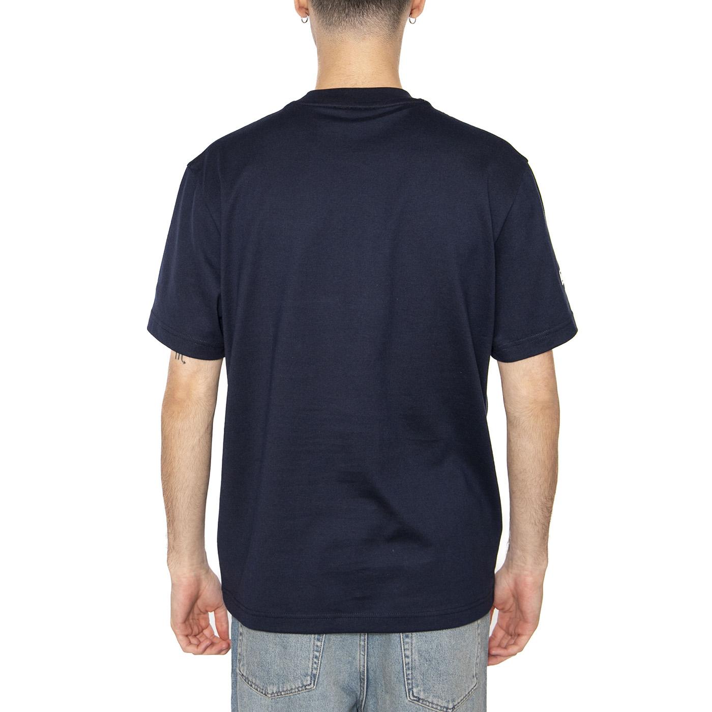 T-Shirt 166 Blue - Maglietta Girocollo Uomo Blu TH9769-166  LACOSTE 