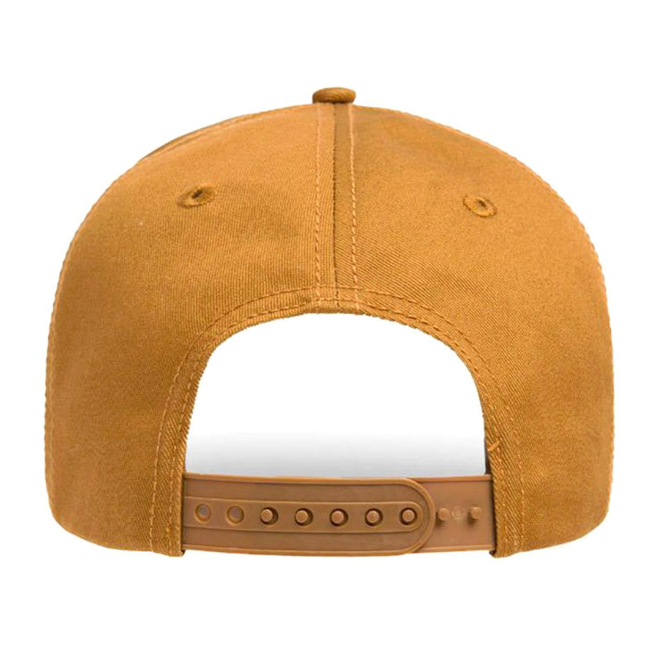 Logo Label Unstructured Cap Brown - Cappellino con Visiera Marrone 1090031-11768  CAT 