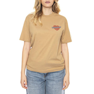 Carhartt WIP Womens Growth -- Maglietta Donna Beige I035264-7 . CARHARTT WIP 