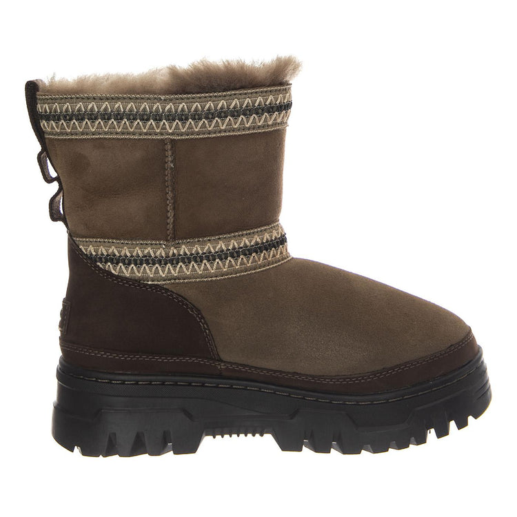 W Classic Mini Trailglazer Hickory - Stivali Donna Marroni UGSCLMTRHCK1158322W  UGG 