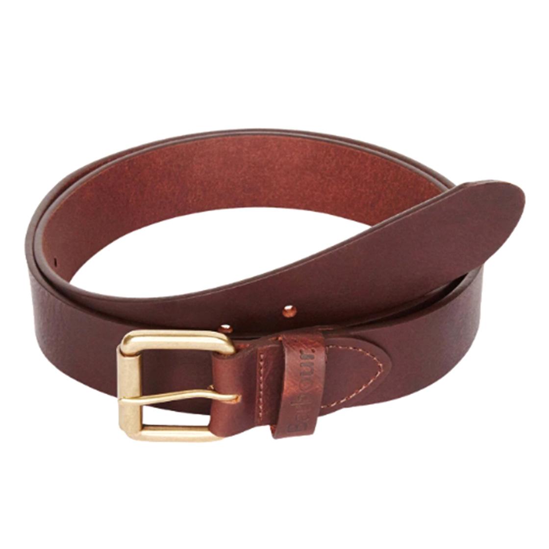 Allanton Leather Belt Brown - Cintura Marrone FW22-MAC0111-BR51  BARBOUR 