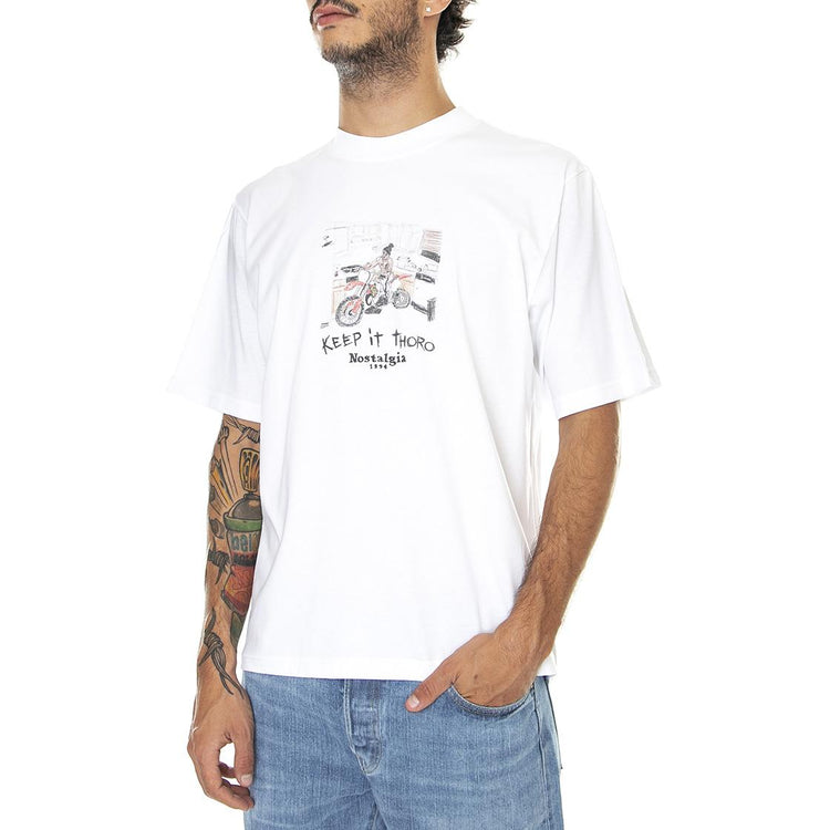 Prodigy White - Maglietta Girocollo Uomo Bianca S22TPRODIGY-WHT  USUAL 