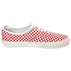 UA Authentic Van Doren Special Checkerboard - Scarpe Stringate Profilo Basso Uomo Bianche / Rosse VN0A5KS97051  VANS 