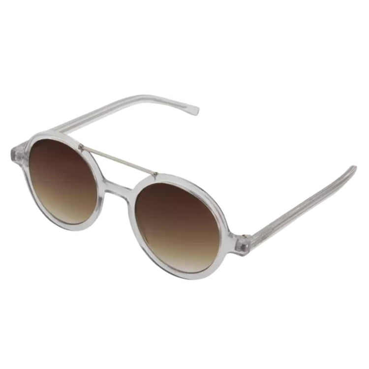 Vivien Clear UV 400 Protection Grey Sunglasses - Occhiali da Sole Viola KOM-S2109  KOMONO 