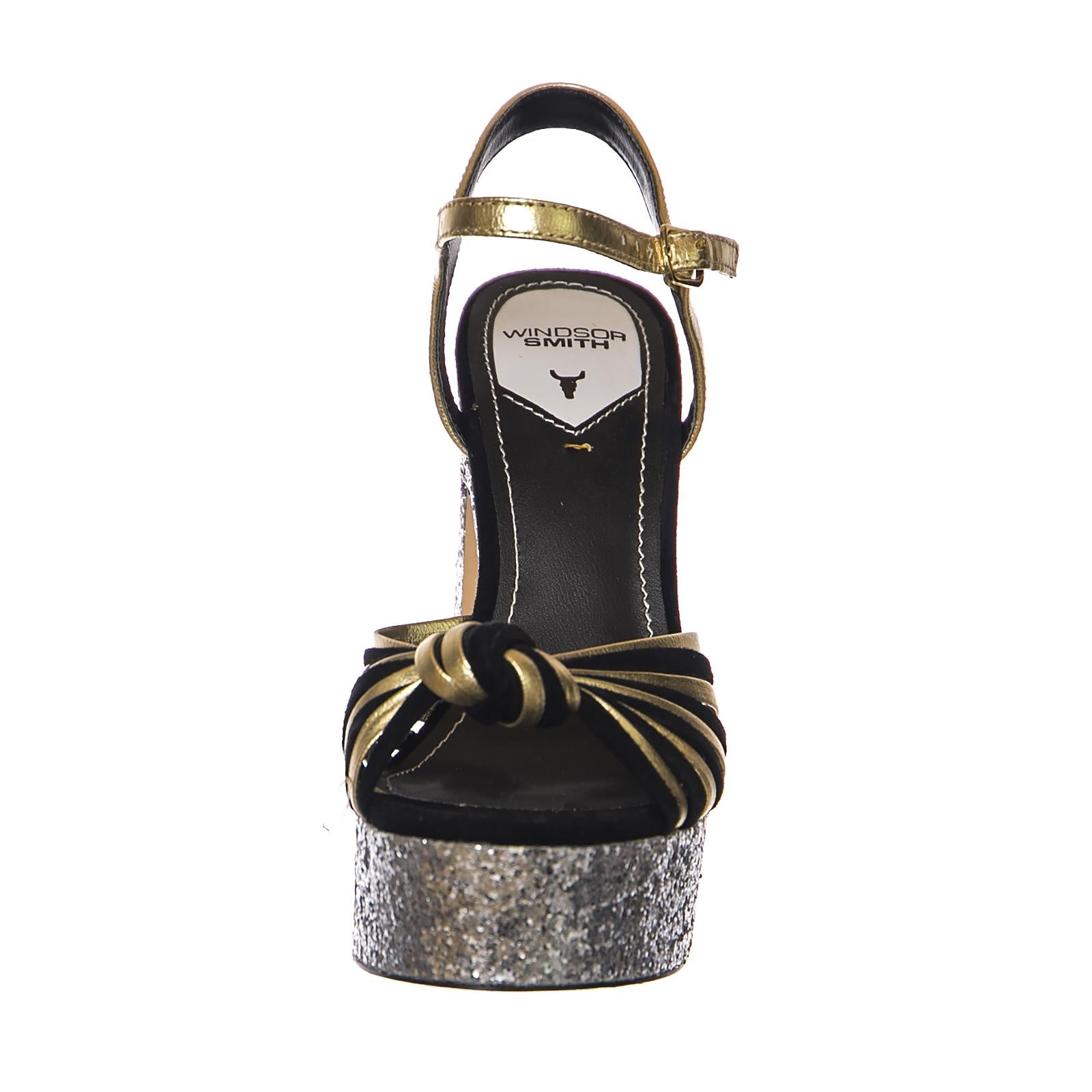Roxie Sandals - Gold / Black / Silver - Sandali Alti Donna Multicolore WSSROXIE-GLD  WINDSOR SMITH 