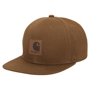 Logo Cap Hamilton Brown - Cappellino con Visiera Marrone I023099-HZXX  CARHARTT WIP 