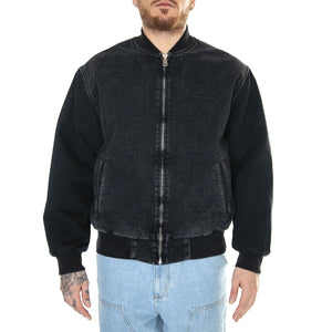 Paxon Bomber Black / Black /stone washed - Giacca Uomo Nera I033273.00E06  CARHARTT WIP 