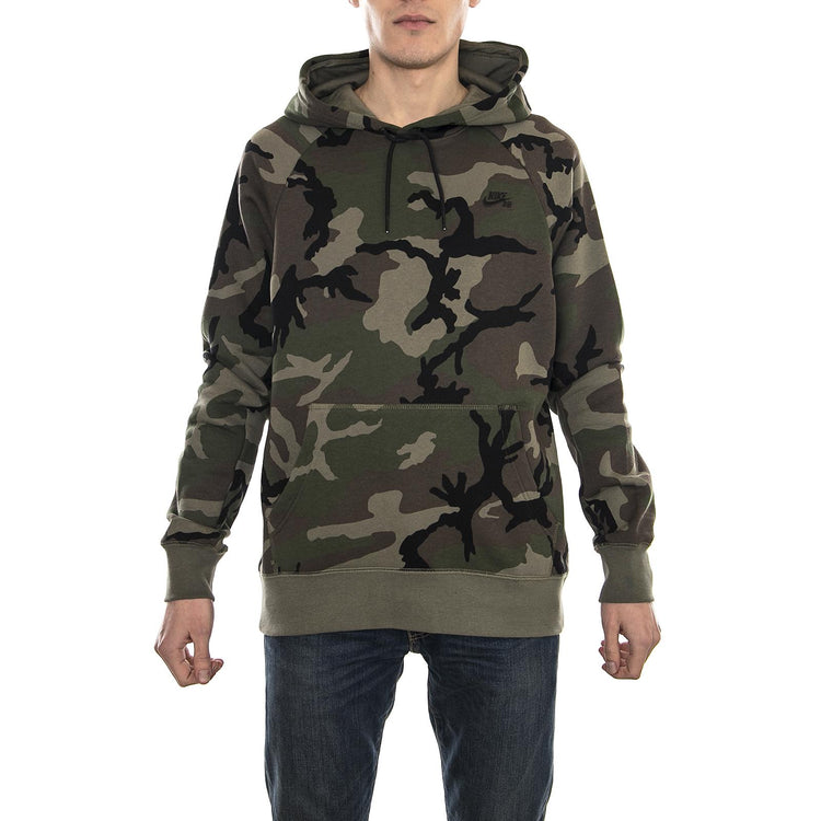SB Hoodie MEDIUM OLIVE/BLACK AH5514-222  NIKE 