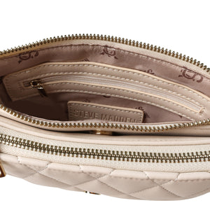 BDole Bone / Gold - Borsa a Tracolla Bianca SMABDOLE -BGL  STEVE MADDEN 
