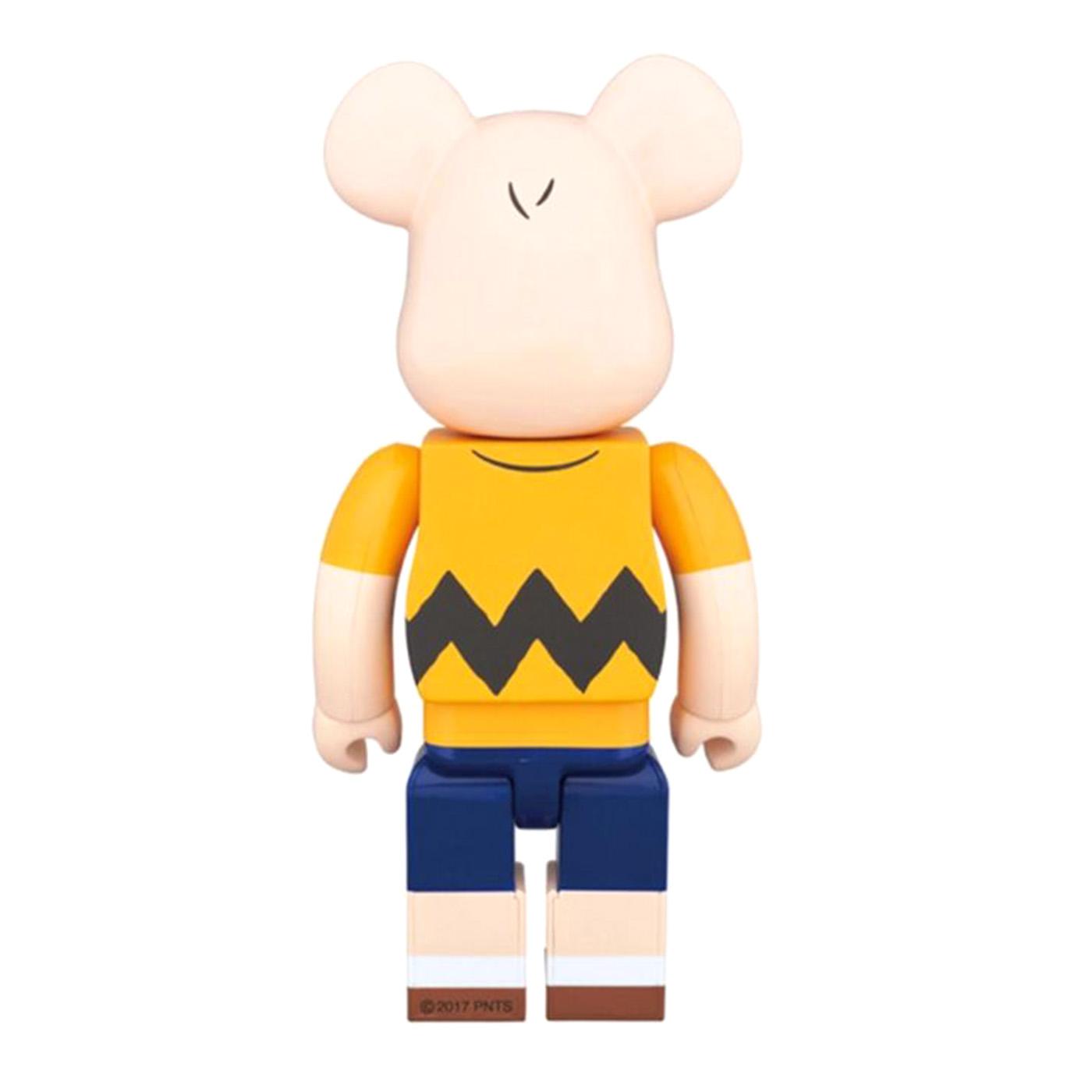 Medicom Toy - Bearbrick 400% - Charlie Brown - Toy Medicom Multicolore MDTCHARLIE  MEDICOM TOY 