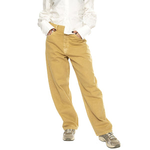 W' Brandon Pant Bourbon stone dyed - Pantaloni Donna Marroni I033746.1YH4J  CARHARTT WIP 
