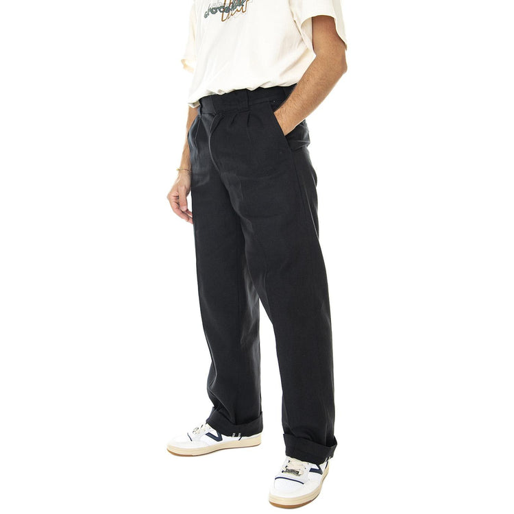 Chatom Pleated Pant Black - Pantaloni Uomo Neri DK0A4Y24BLK1  DICKIES 