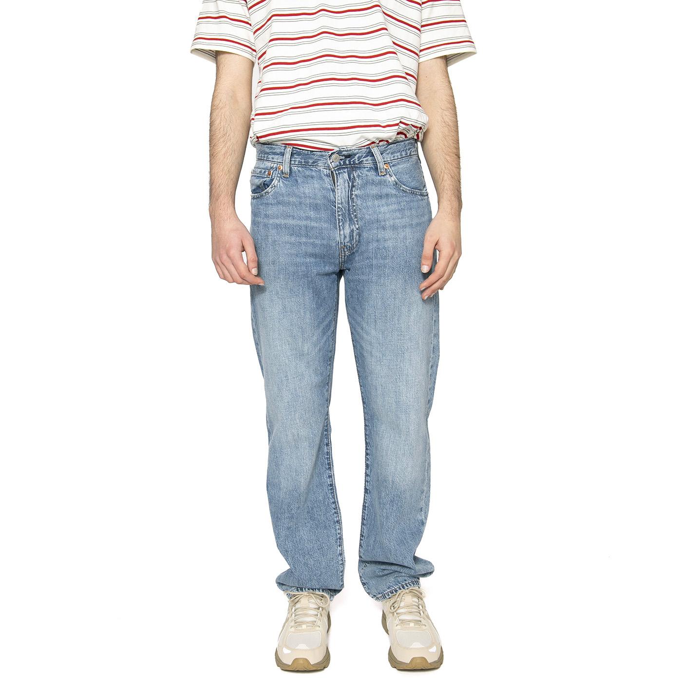 555 Relaxed Straight Tried Our Best LTW - Pantaloni Denim Jeans Uomo Blu 000LO-0012 . LEVIS 