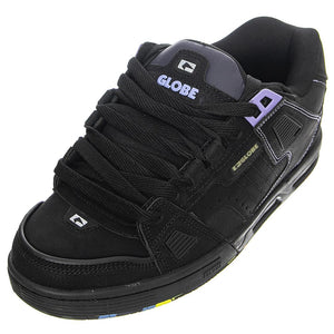 Sabre Black / Lilac / Mosaic - Scarpe Stringate Profilo Basso Uomo Nere GBSABR-20572  GLOBE 