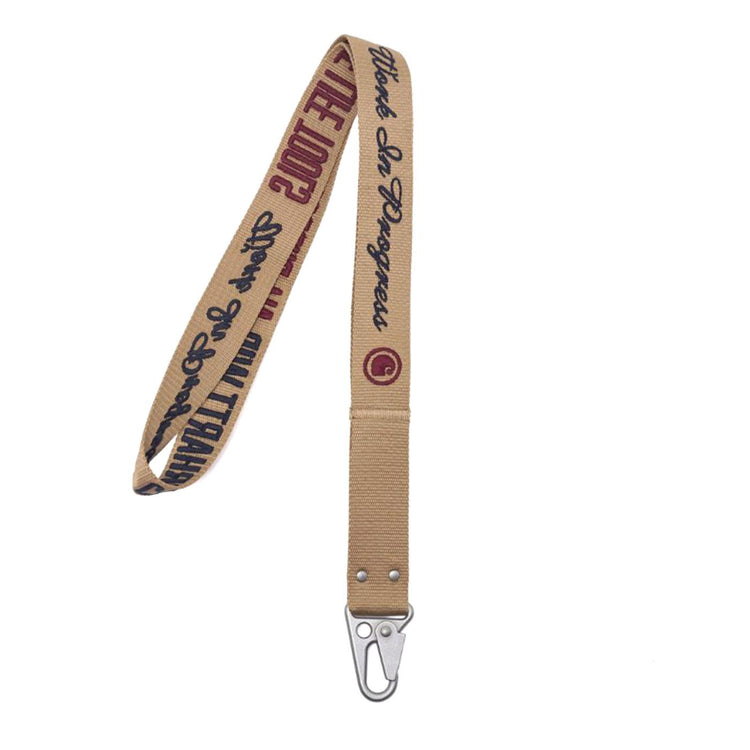 Arcan Keychain Dusty H Brown - Portachiavi Beige I035261.07EXX  CARHARTT WIP 
