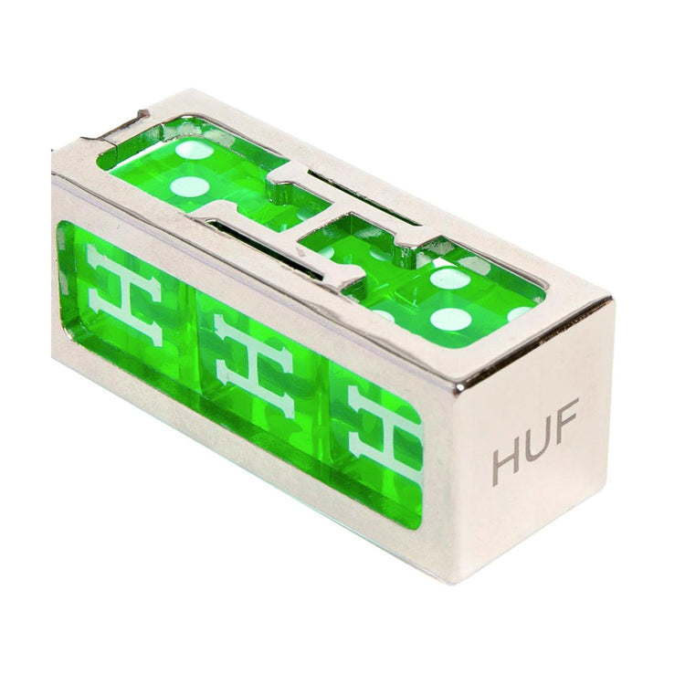 Huf Dice Keychain Silver - Portachiavi Argento AC00636-SILVR  HUF 