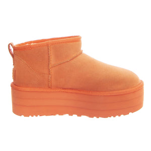 W Classic Ultra Mini Platform Vibrant Coral - Stivali Donna Arancioni UGSCLUMPVCRL1135092W  UGG 