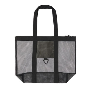 Mesh Beach Bag Black Onesize - Borsa Shopping Bag Nera FNKSS24-61410  FUNKY 