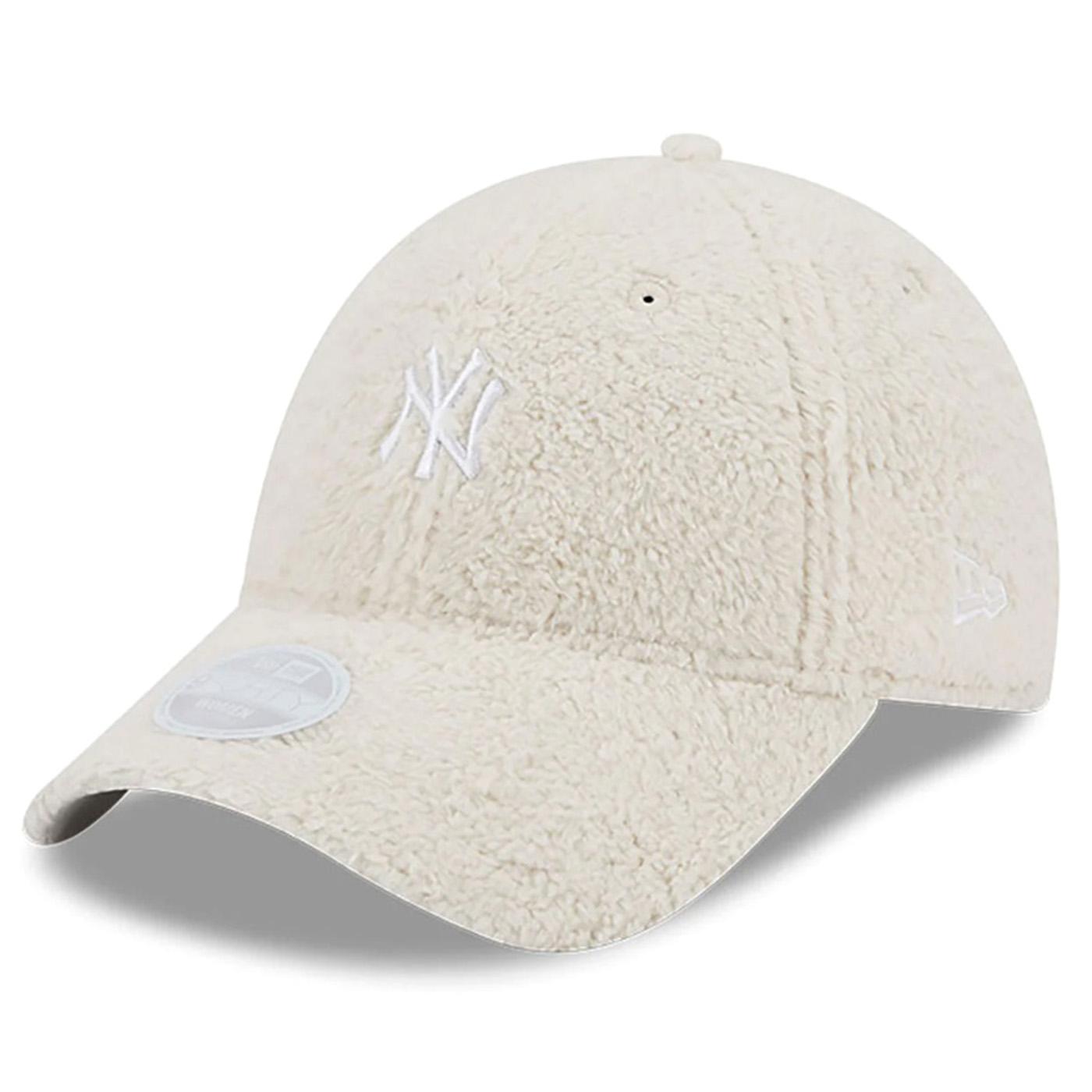 Female Teddy 9Forty New York Yankees Stn / White Cap - Cappellino con Visiera Beige 60364302  NEW ERA 