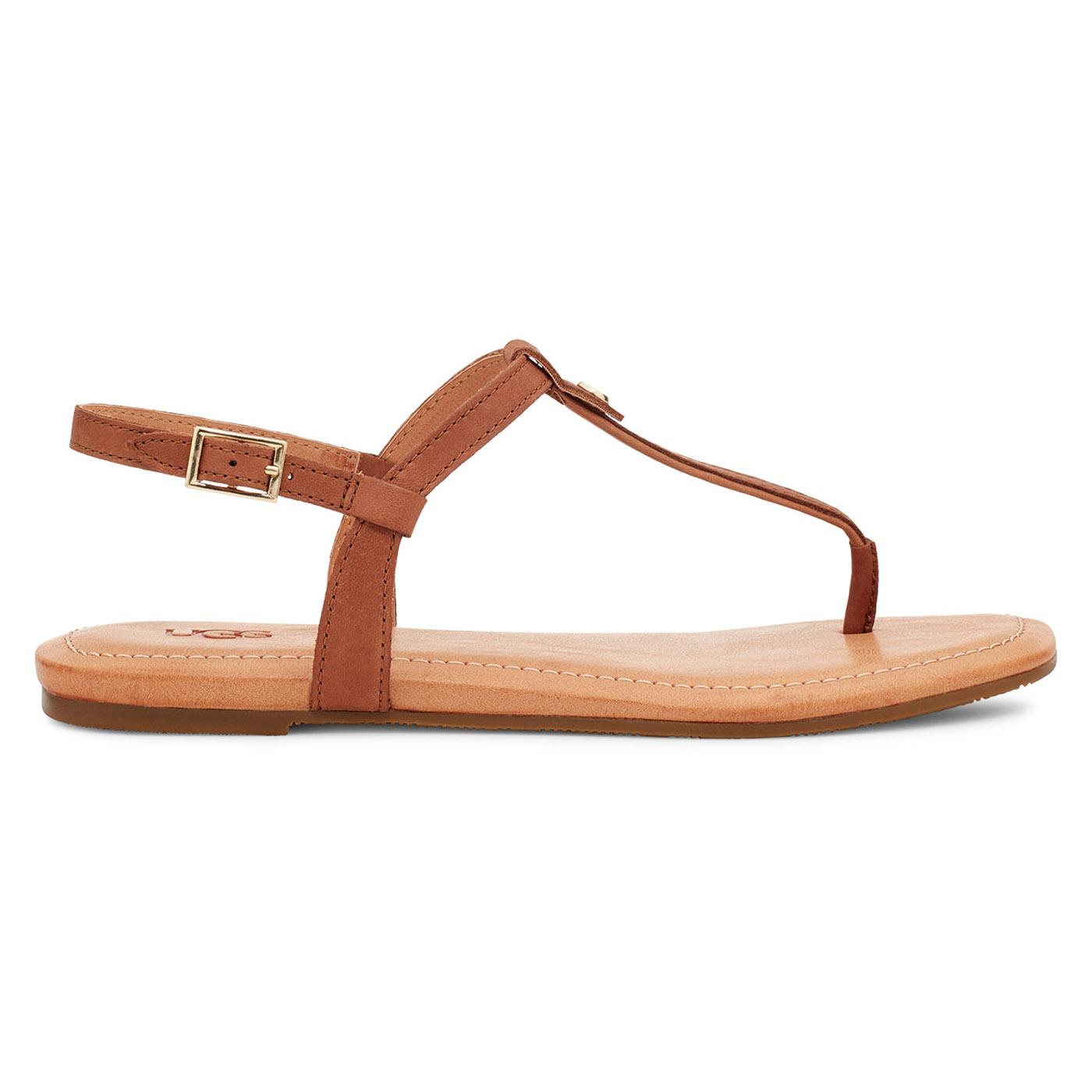 Madeena Tan Leather - Sandali Donna Marroni UGSMADETLTH1119759W  UGG 