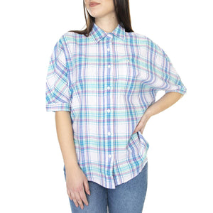 Relaxed One Pocket Shirt Plum Purple - Camicia Maniche Corte Donna Multicolore L51ASTA39  LEE 