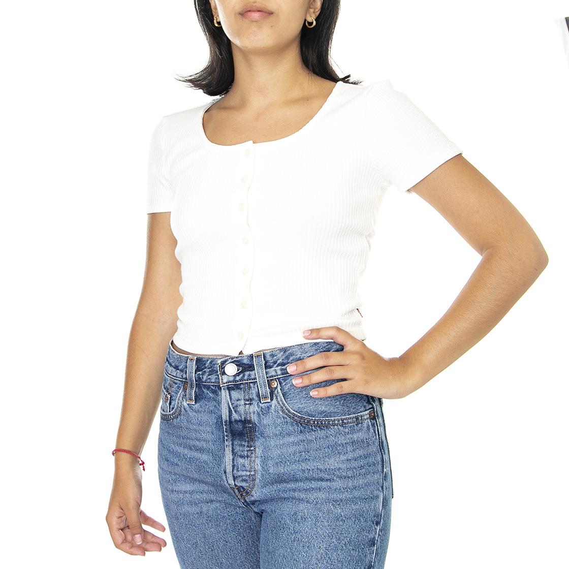 Rach Top Sugar Swizzle - Top Donna Bianco A3389-0000  LEVIS 