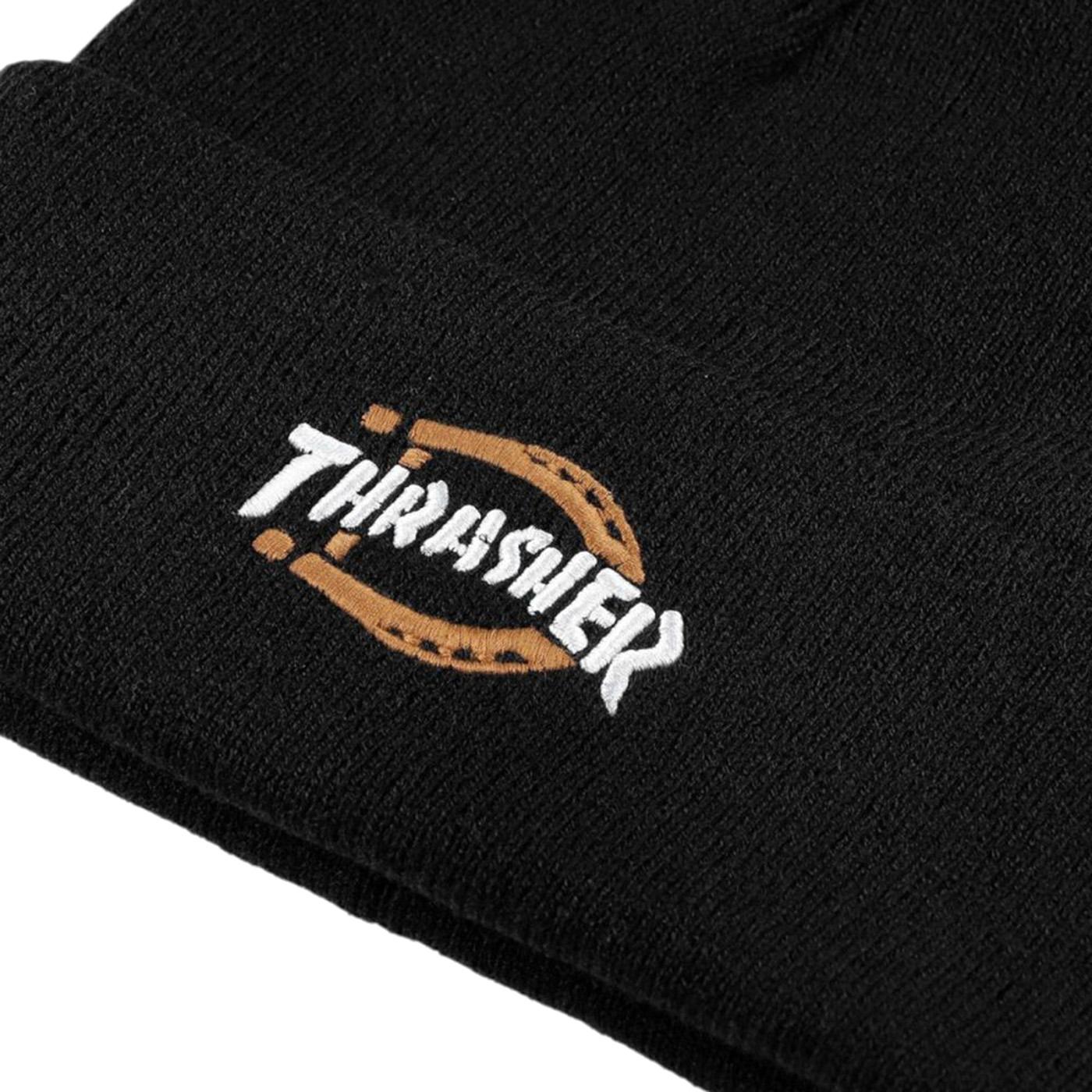 Thrasher x Dickies Beanie Black - Berretto Nero DK0A88KVBLK1  DICKIES 