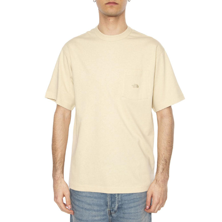 Men's SS Dome Relaxed Pocket Tee - Maglietta Girocollo Uomo Beige NF0A8C3P3X41  THE NORTH FACE 