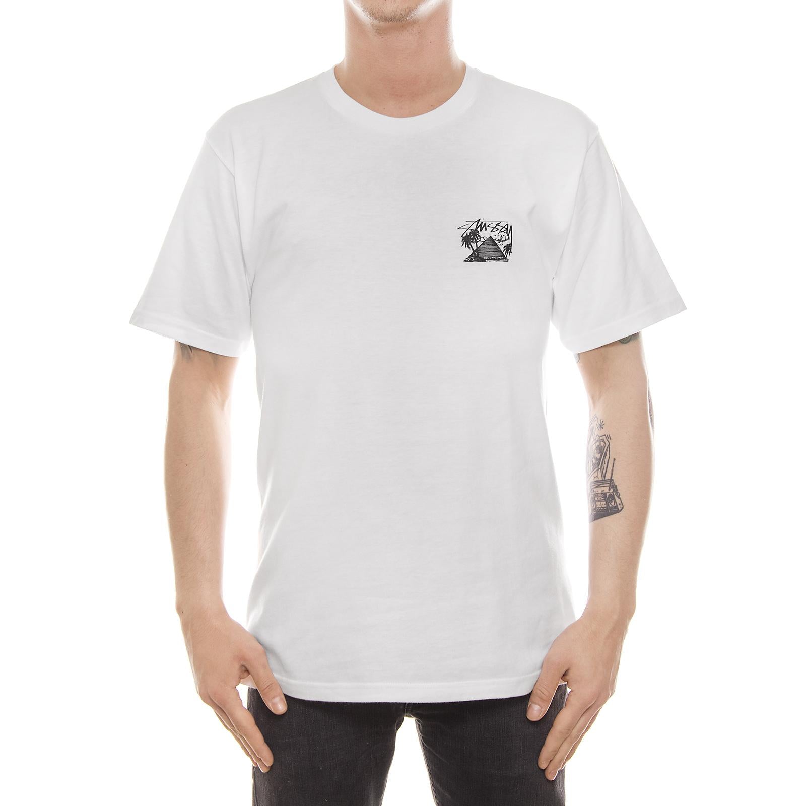 GIZA TEE WHITE 1904014-WHITE  STUSSY 