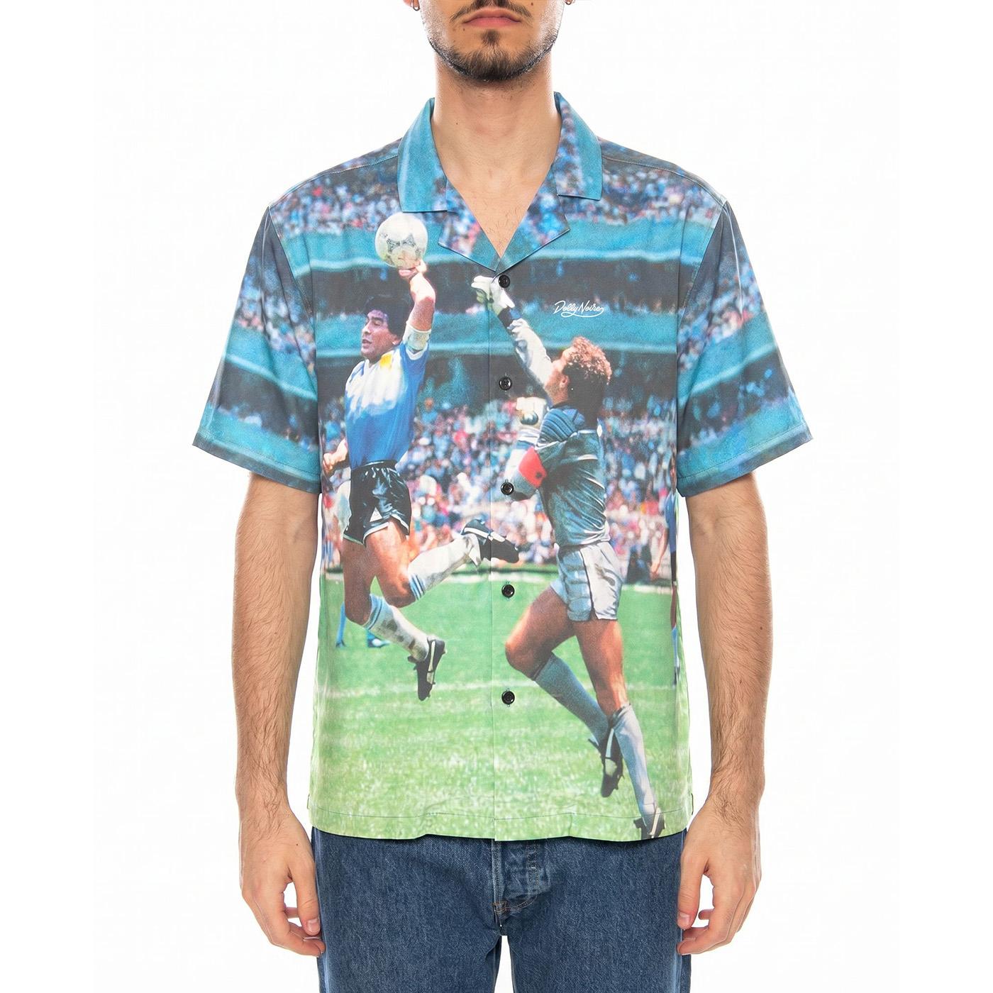 La Mano de Dios Shirt - Camicia Girocollo Uomo Multicolore SH1370 CH-03 DOLLY NOIRE 