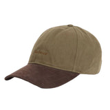 Langdale Cap Olive/Brown - Gorro con Visera Marrón / Verde ACCESORIOS BARBOUR