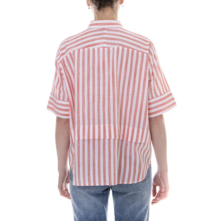 Signe Ws Top O.Stripe - Rosa 182651-630  ELVINE 