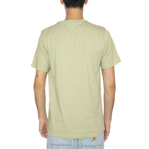 S/S Pocket T-Shirt Wall - Maglietta Girocollo Uomo Beige I030434.UVXX  CARHARTT WIP 