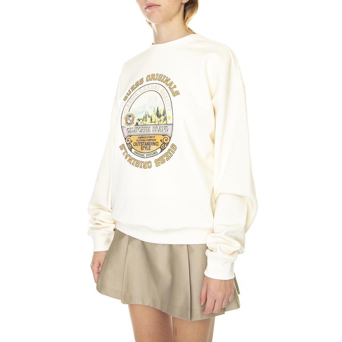 Go Classic Crewneck Sandy Shore - Felpa Girocollo Donna Beige M2BQ07K9YH1-G053  GUESS ORIGINALS 