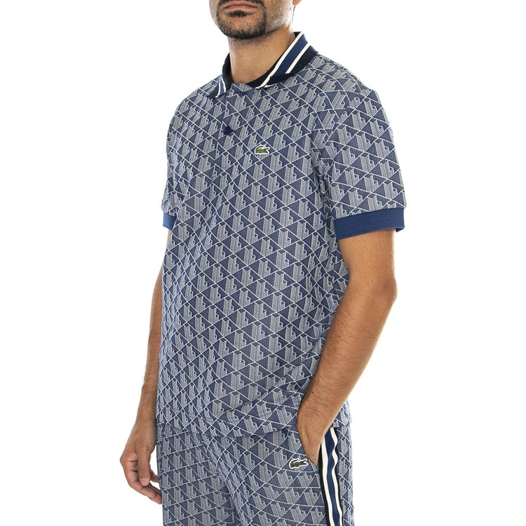 Maglietta M/C DH1417-QIE Polo Blue - Polo Uomo Blu DH1417-QIE  LACOSTE 