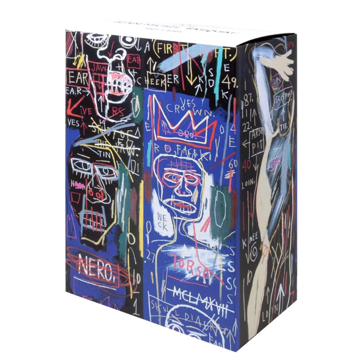 BE@RBRICK Jean-Michel Basquiat #7 100% & 400% - Toy Multicolore MDTBASQUIAT  MEDICOM TOY 