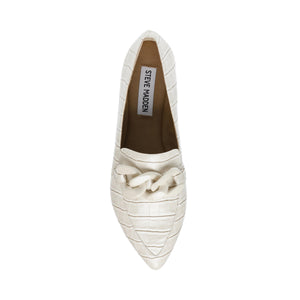 Famed Bone Croco - Scarpe Basse Donna Bianche SMSFAMED-BONC  STEVE MADDEN 