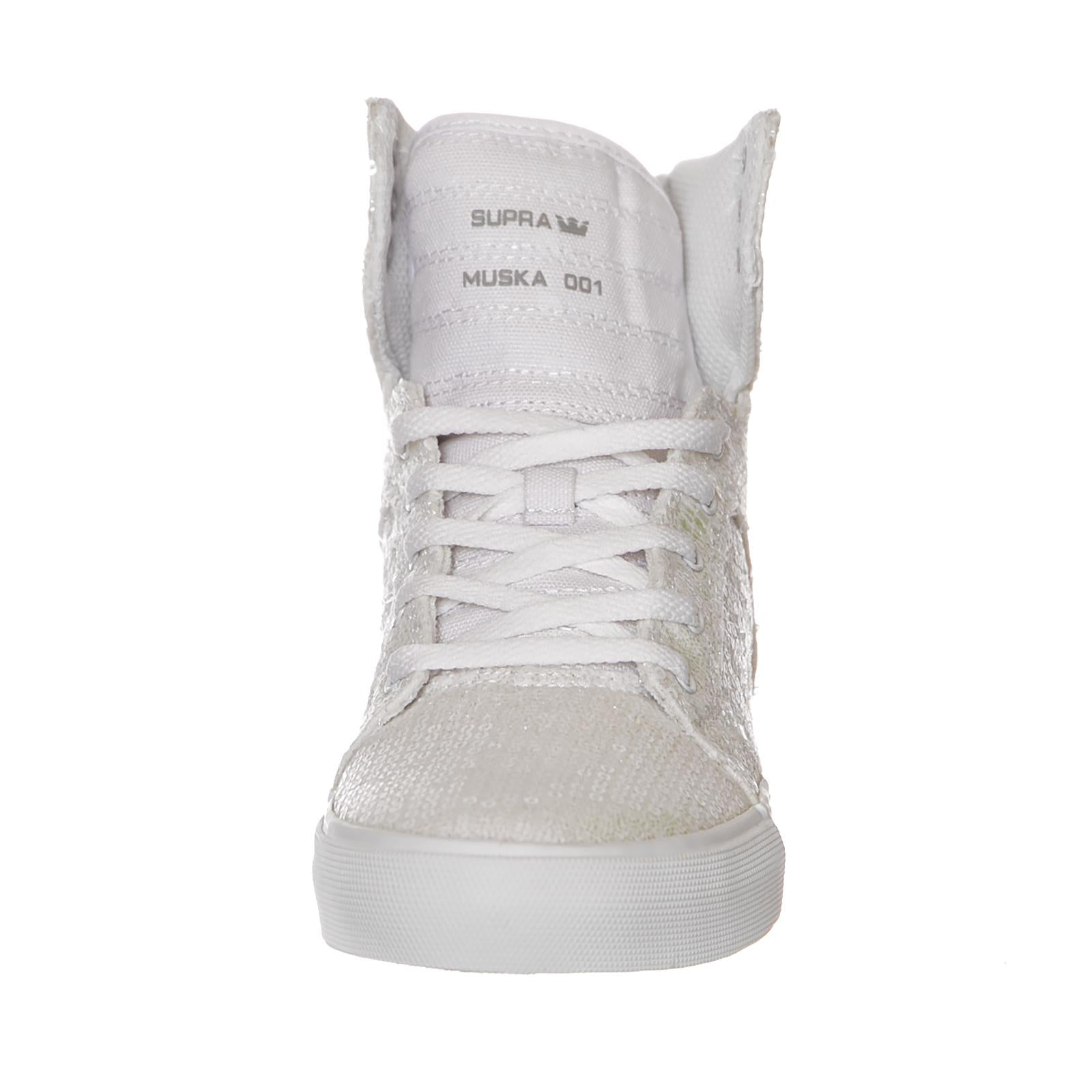 Skytop - Scarpe Profilo Alto Bambino / Bambina Bianche 58002-161-M-161  SUPRA 