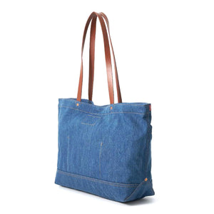 Women's Heritage Tote All Indigo Mid Wash Med Indigo - Borsa Denim Jeans Blu D7959-0002  LEVIS 