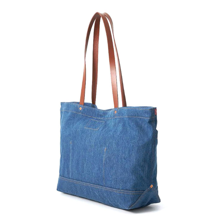 Women's Heritage Tote All Indigo Mid Wash Med Indigo - Borsa Denim Jeans Blu D7959-0002  LEVIS 