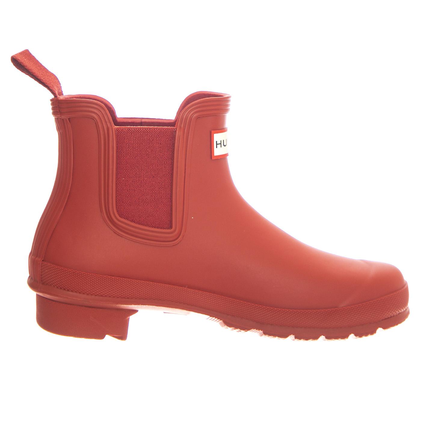 Original Chelsea Boot Military Red - Stivaletti Donna Rossi HUSWFS2078RMA-MLR  HUNTER 