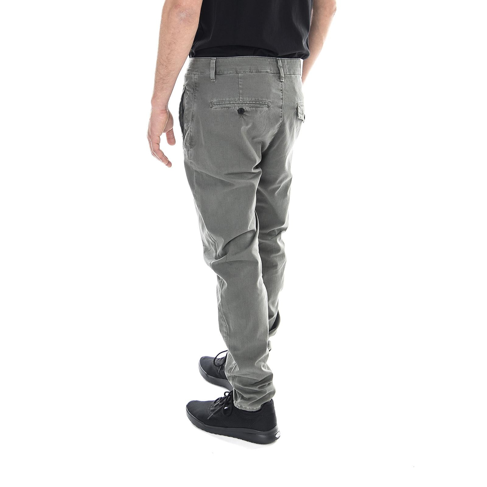 Cropson - Pantaloni Chino Uomo Verdi 181201-947  ELVINE 