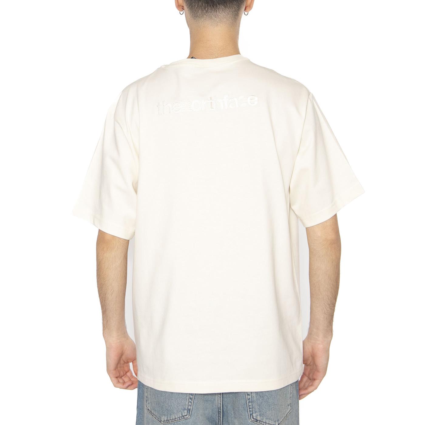 Men's SS Logo Rmst Relaxed Tee - Maglietta Girocollo Uomo Beige NF0A8C35QLI1  THE NORTH FACE 